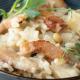 Risotto au gaunciale et pignons de pin