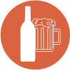 Bière, vin, gin